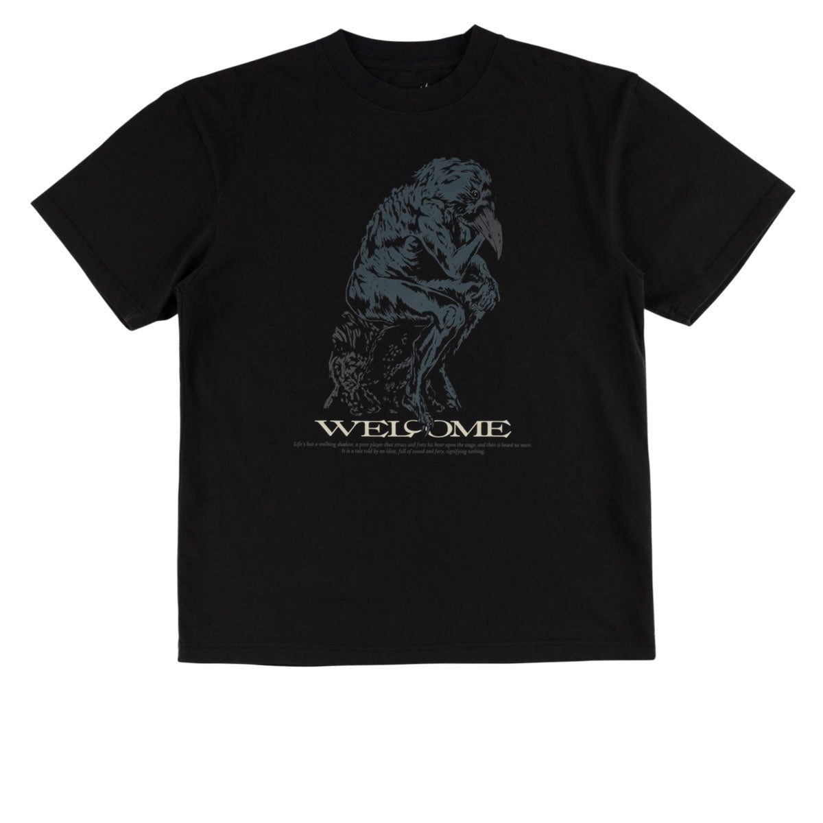 Welcome Crinker T-Shirt - Black image 1