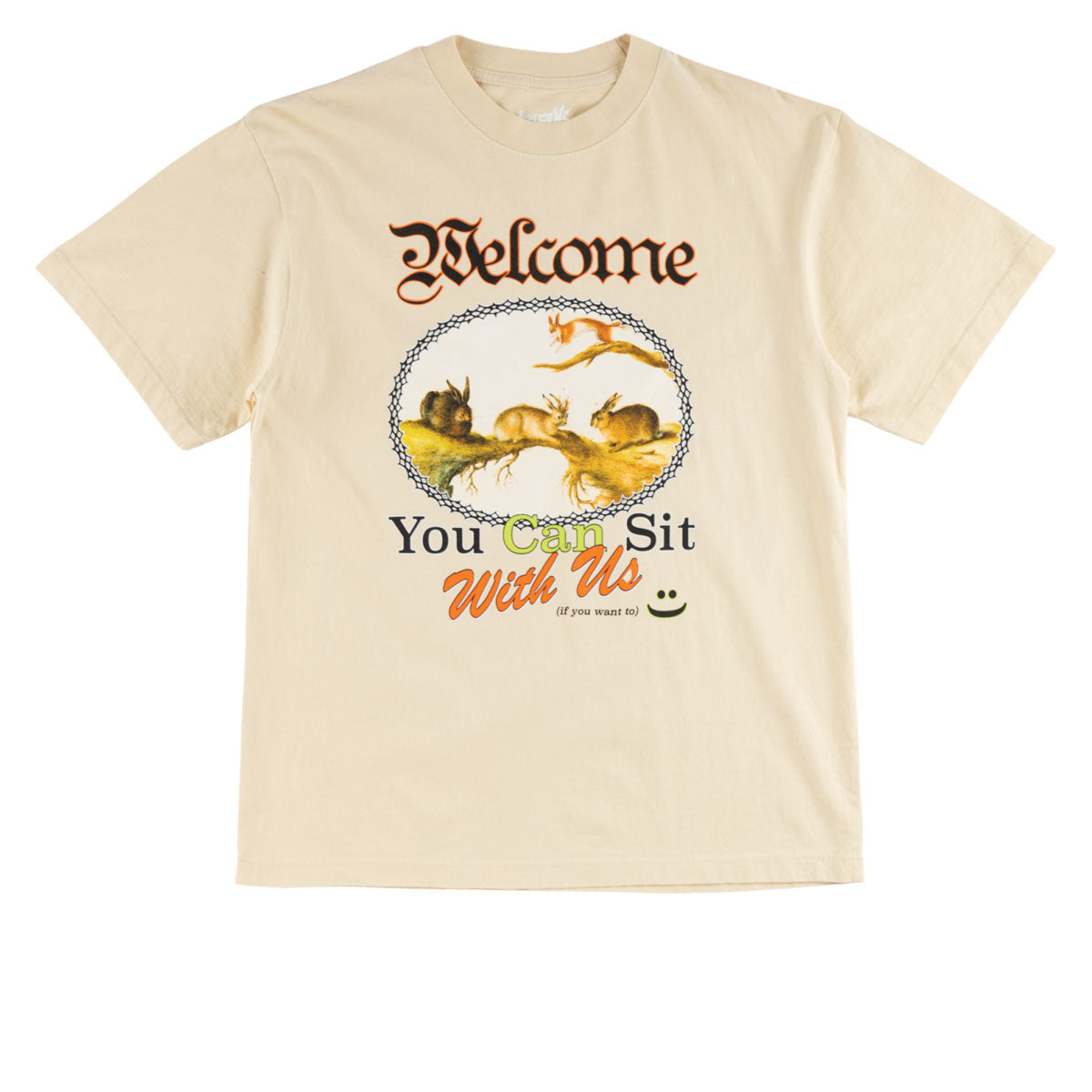 Welcome Friend T-Shirt - Bone image 1