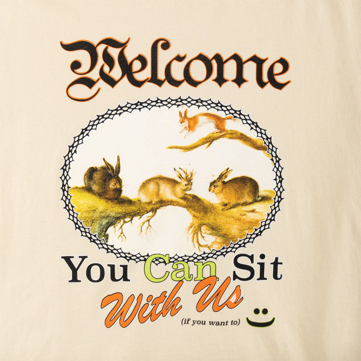 Welcome Friend T-Shirt - Bone image 2