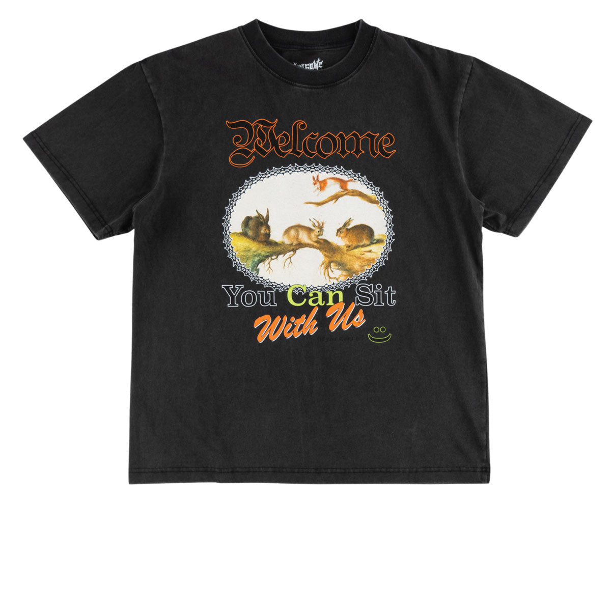 Welcome Friend T-Shirt - Vintage Black image 1