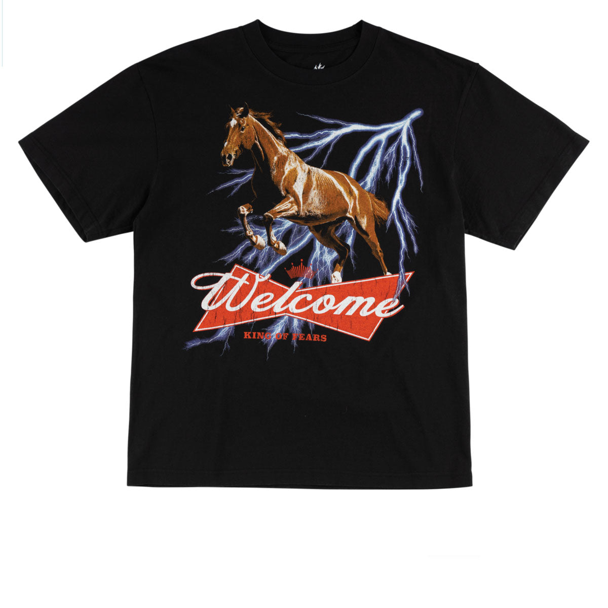Welcome King Of Fears T-Shirt - Black image 1