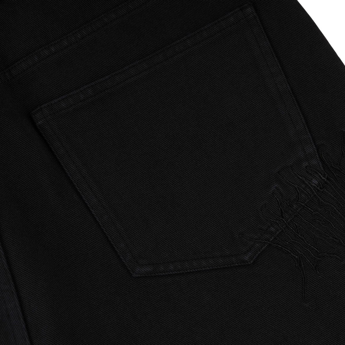 Welcome Chasm Baggy Denim Shorts - Washed Black image 5