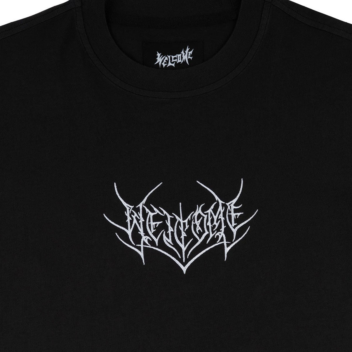 Welcome Splinter Knit T-Shirt - Black image 3