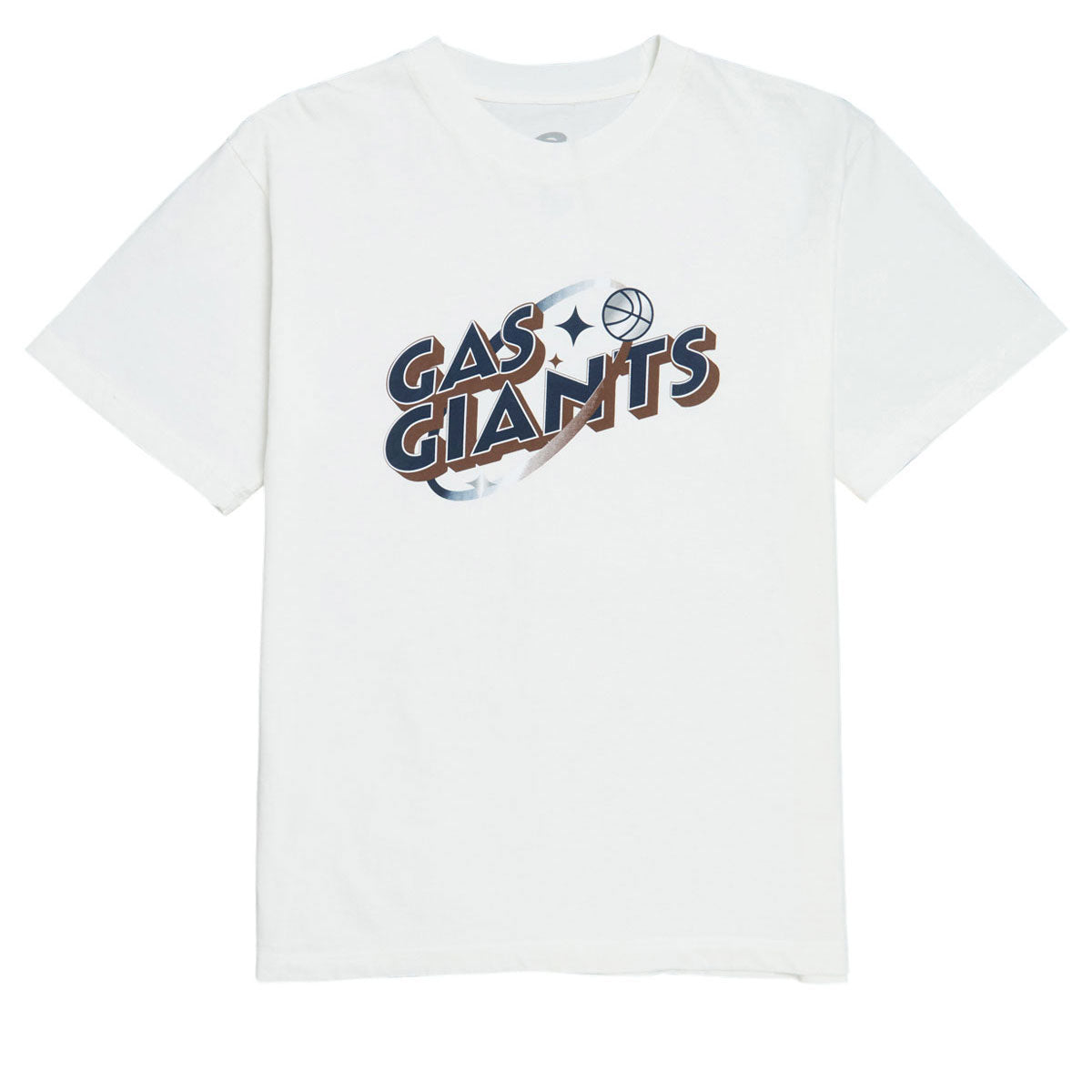 Gas Giants Classic Ball Logo T-Shirt - White image 1