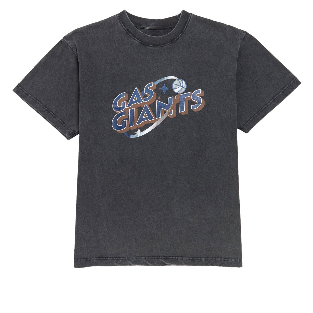 Gas Giants Classic Ball Logo T-Shirt - Black image 1
