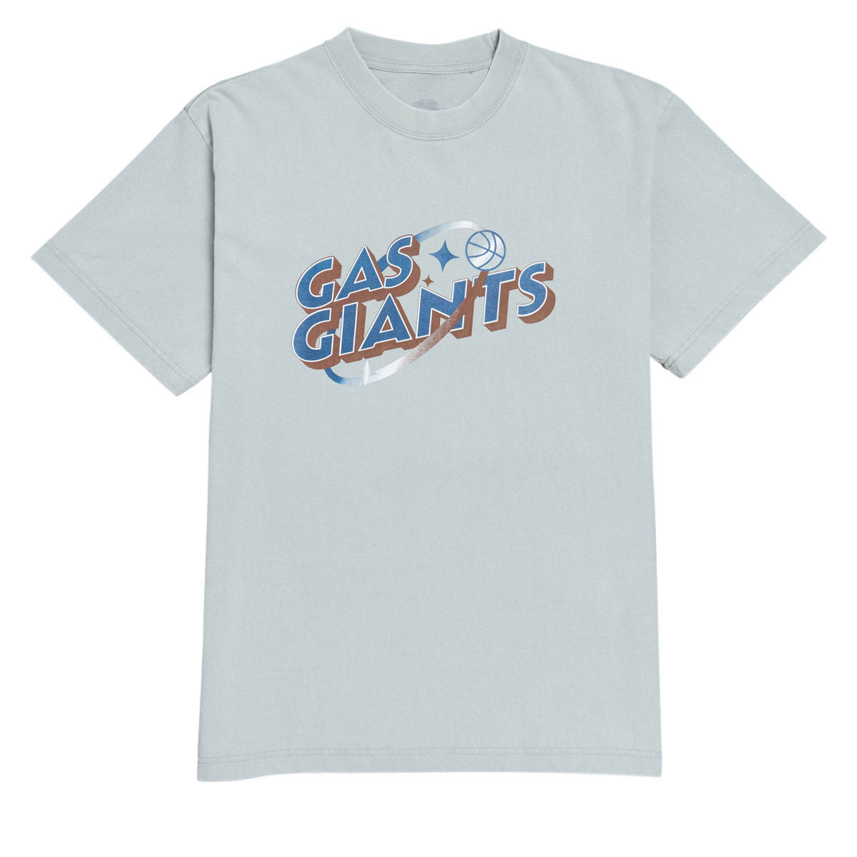 Gas Giants Classic Ball Logo T-Shirt - Heather Grey image 1