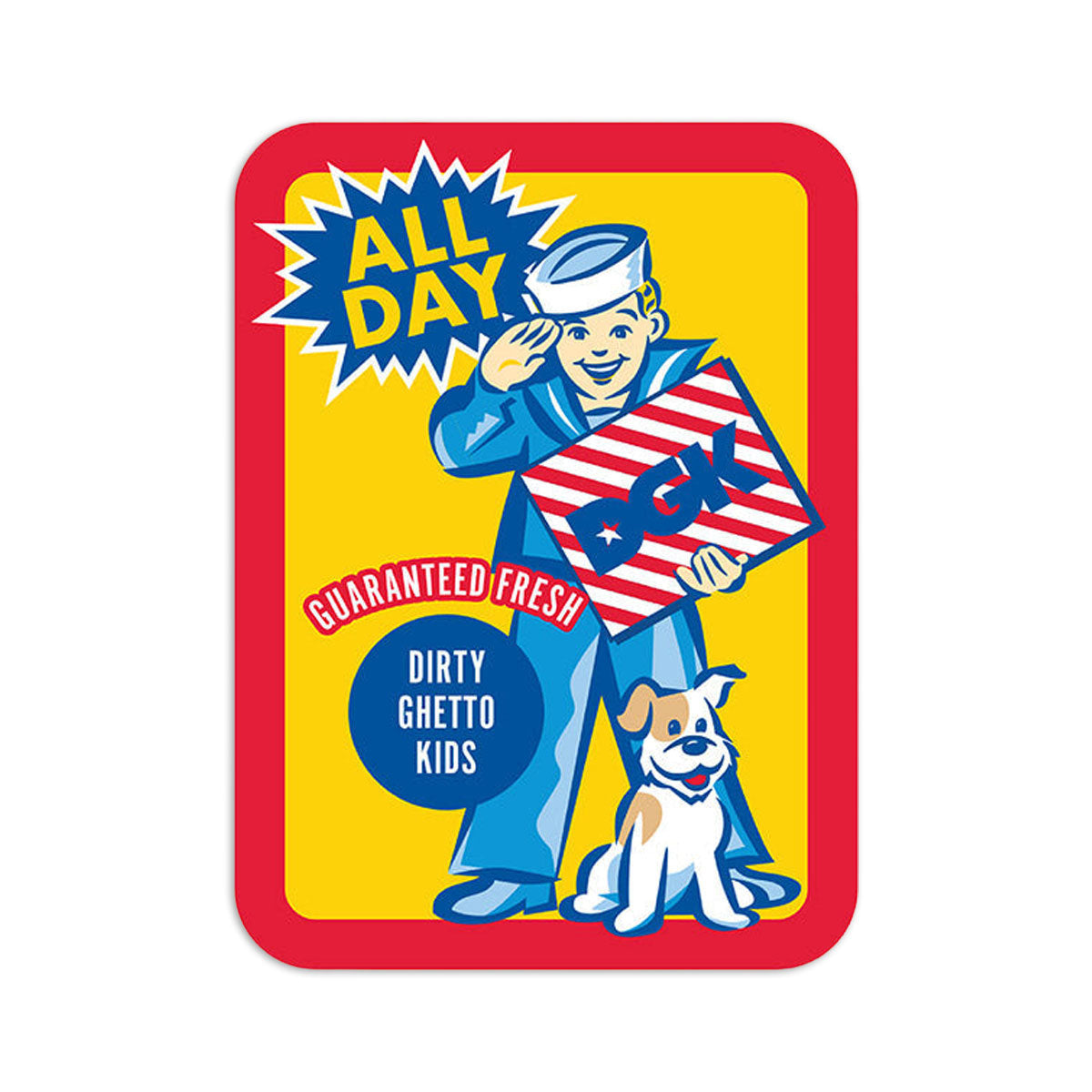 DGK Kracker Sticker image 1