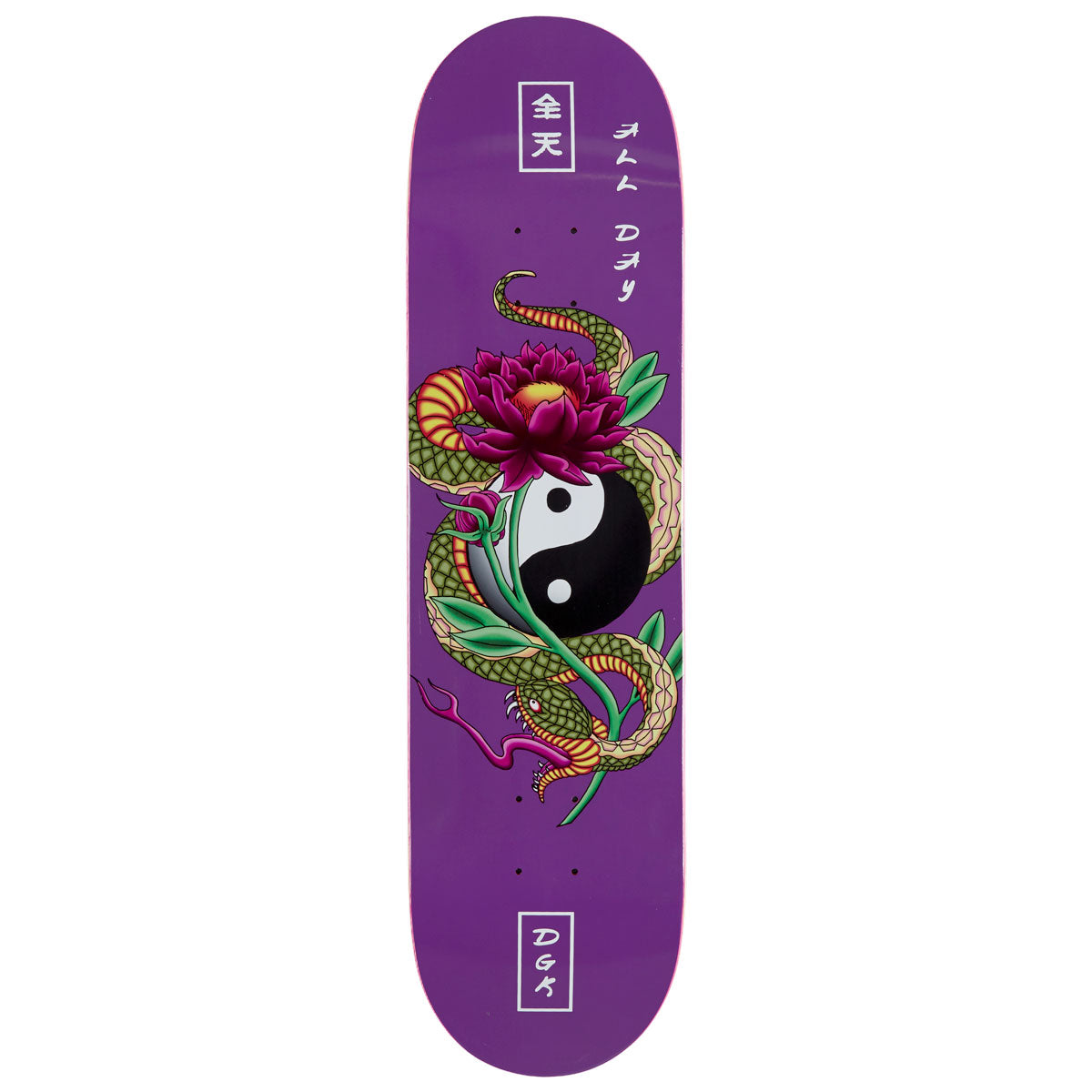 DGK Viper Skateboard Deck - Purple - 8.10