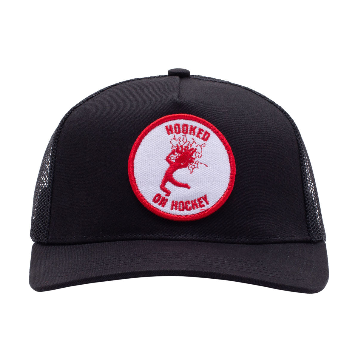 Hockey Hooked On Hockey Hat - Black image 3