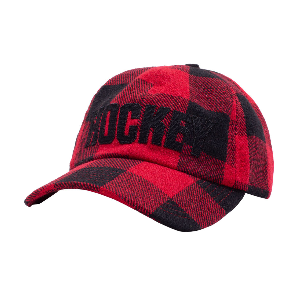 Hockey Plaid Hat - Red image 1
