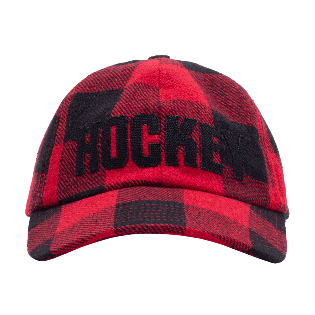 Hockey Plaid Hat - Red image 3