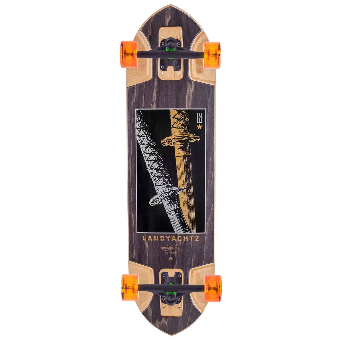 Landyachtz Katana Longboard Complete - Black image 1