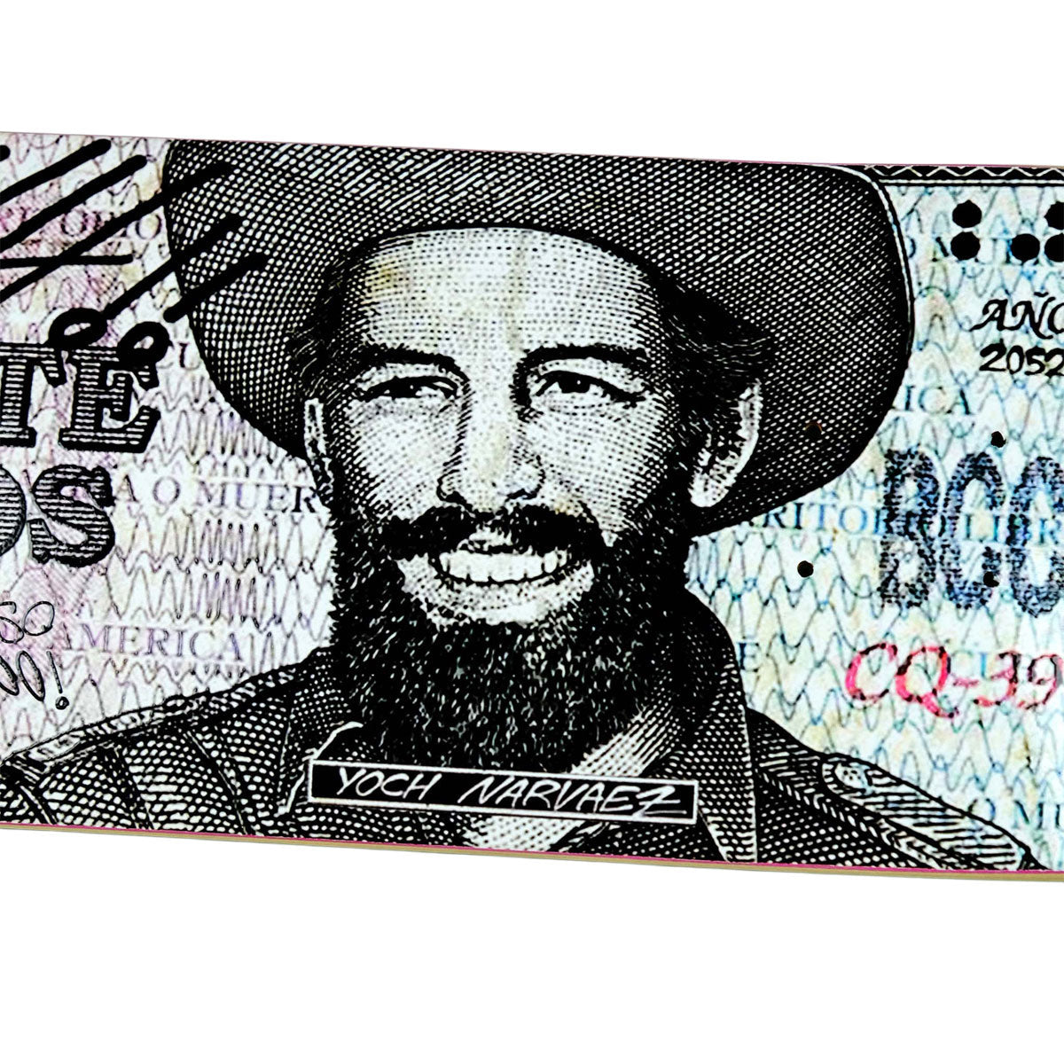 Snack Narvaez Veinte Peso Skateboard Deck - 8.38