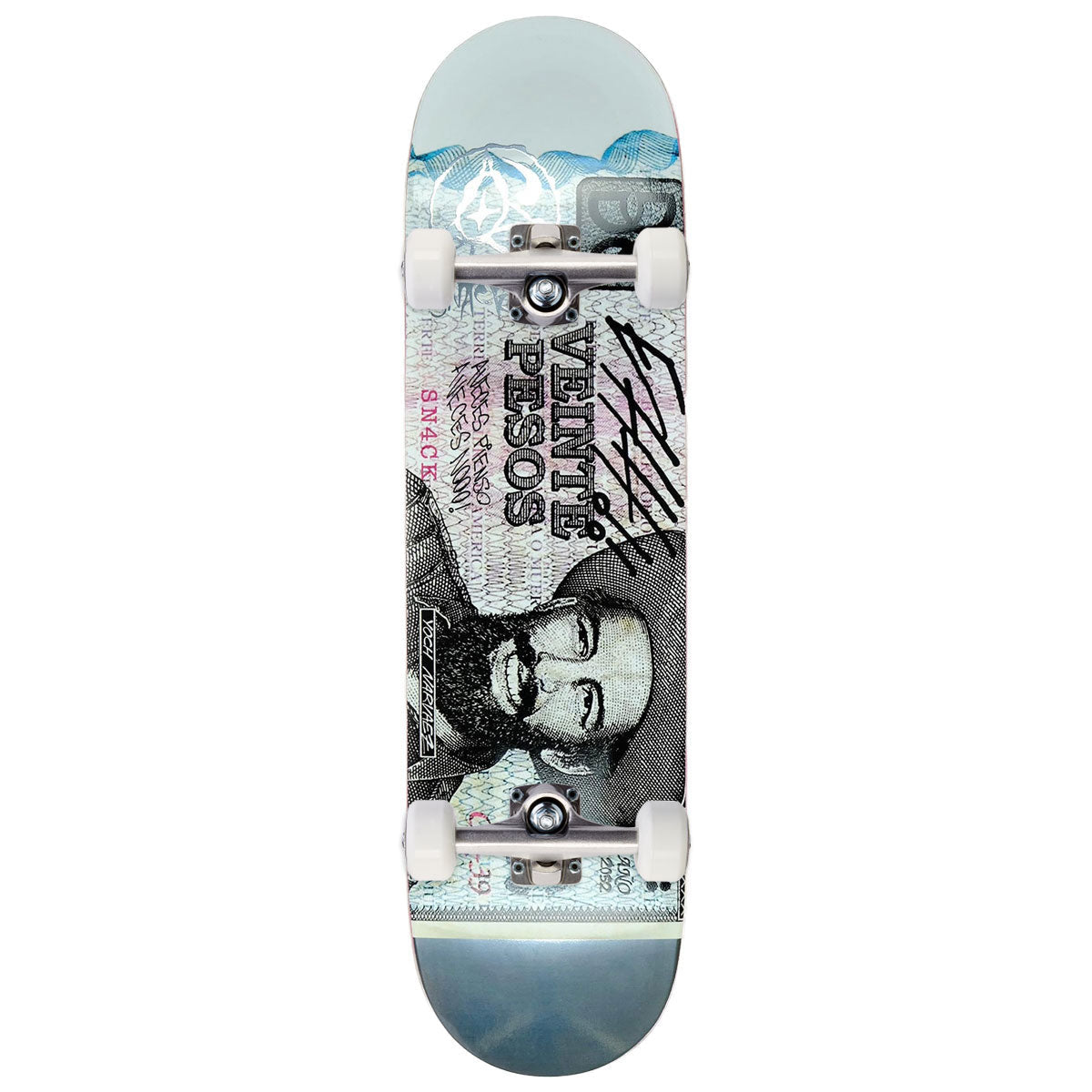 Snack Narvaez Veinte Peso Skateboard Complete - 8.38
