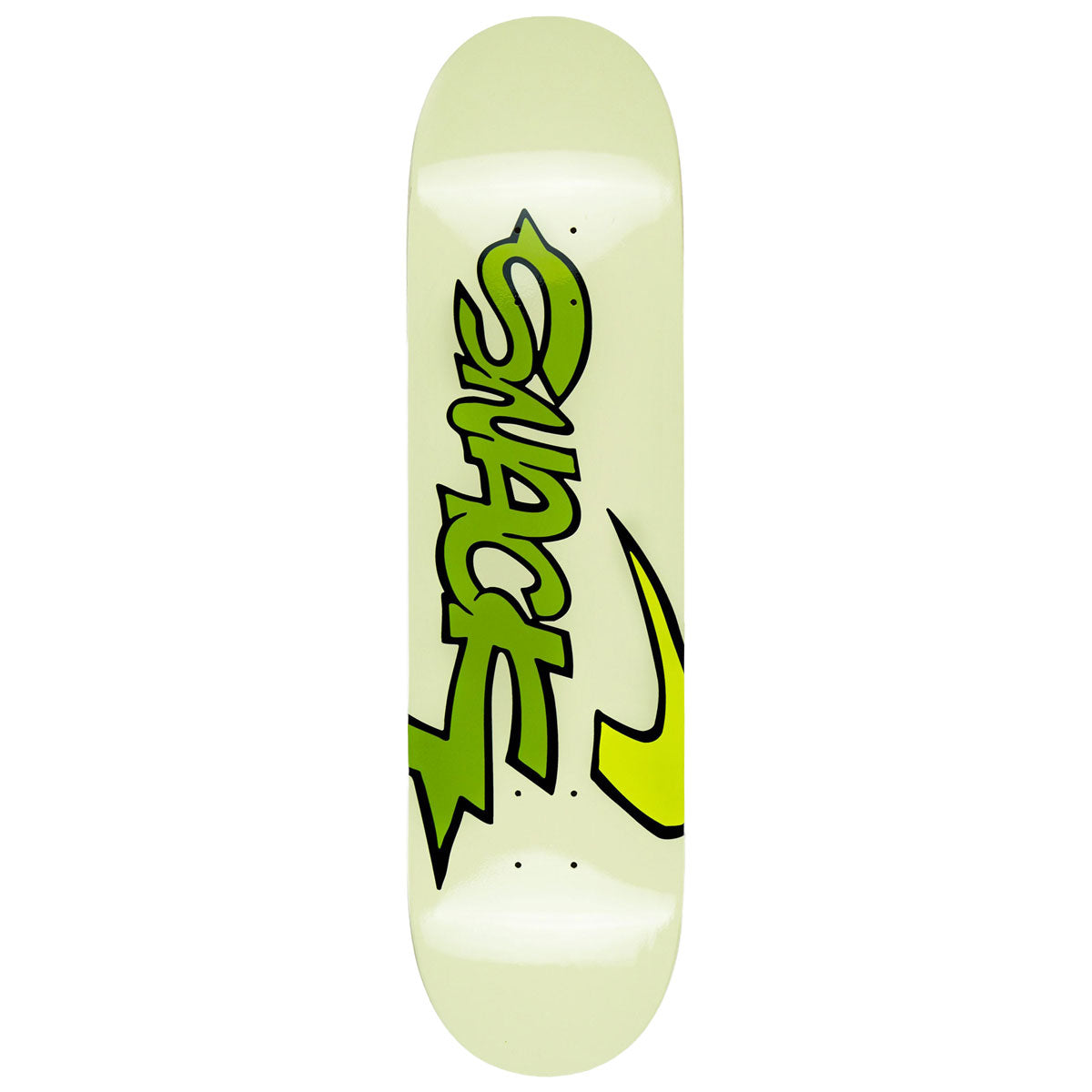 Snack Stroke Skateboard Deck - Cream - 8.25