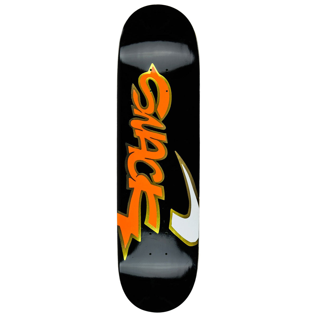 Snack Stroke Skateboard Deck - Black - 8.50