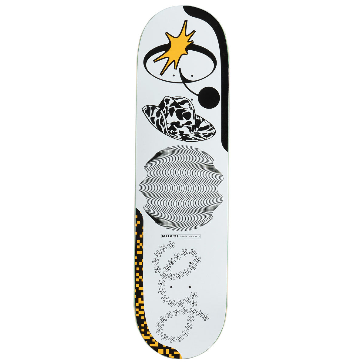 Quasi Crockett Bellyachin' Skateboard Deck - 8.25