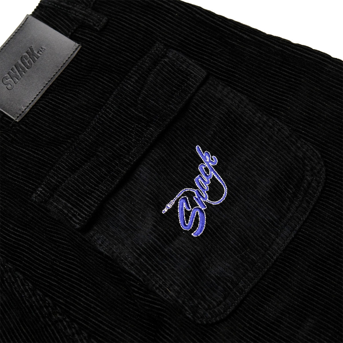 Snack Mic Check Corduroy Pants - Black image 4