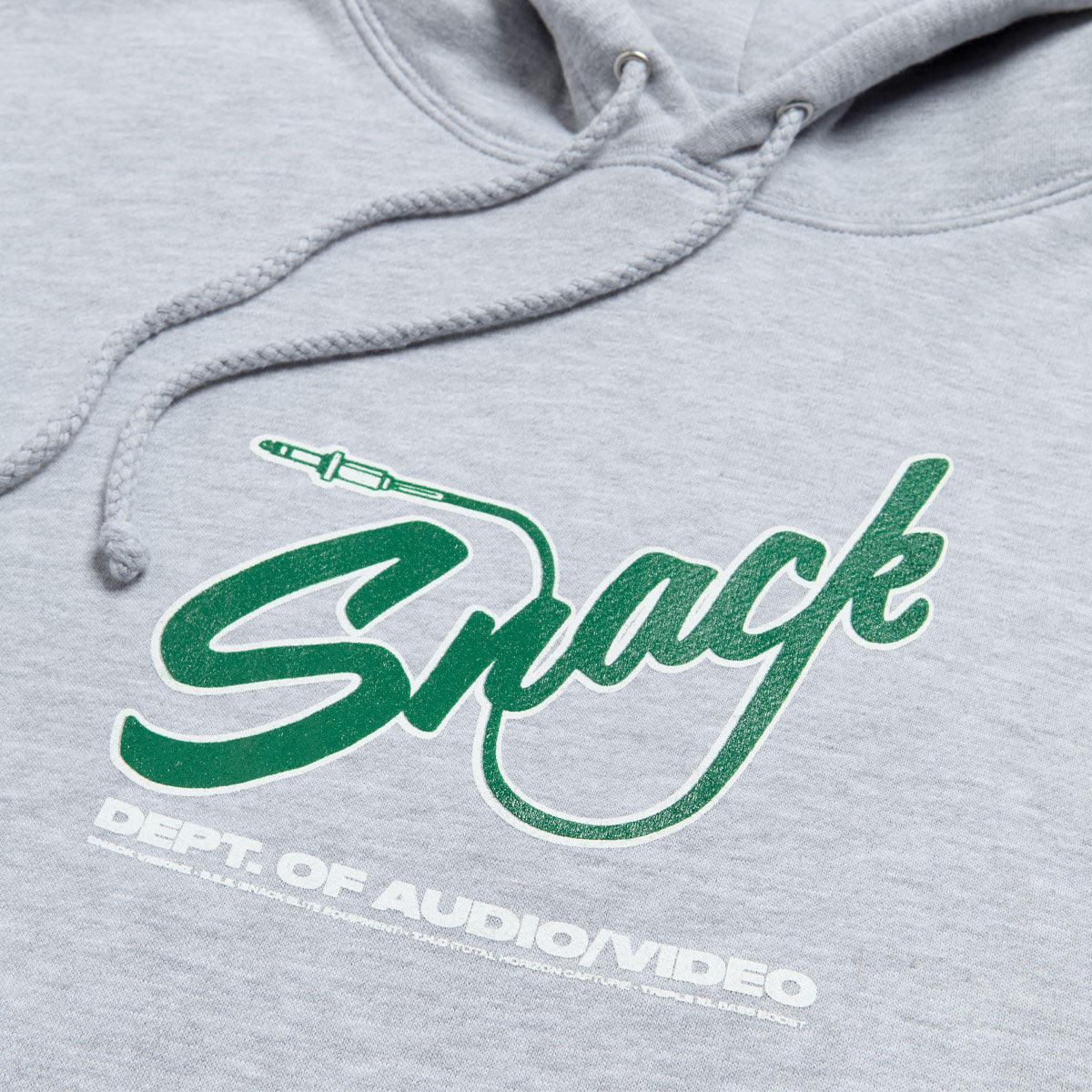 Snack Mic Check Hoodie - Grey image 2