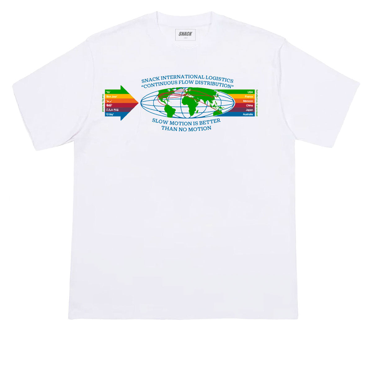 Snack Continuous Flow T-Shirt - White image 1