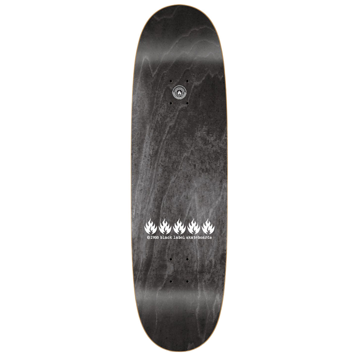 Black Label Elijah Akerley Black Cat Custom Egg Skateboard Deck - 9.00