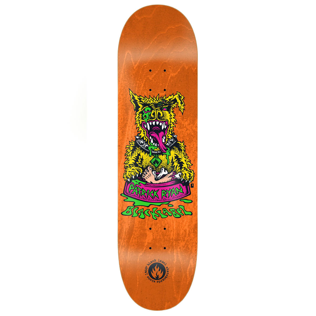 Black Label Patrick Ryan Sick Dog Skateboard Deck - 8.50
