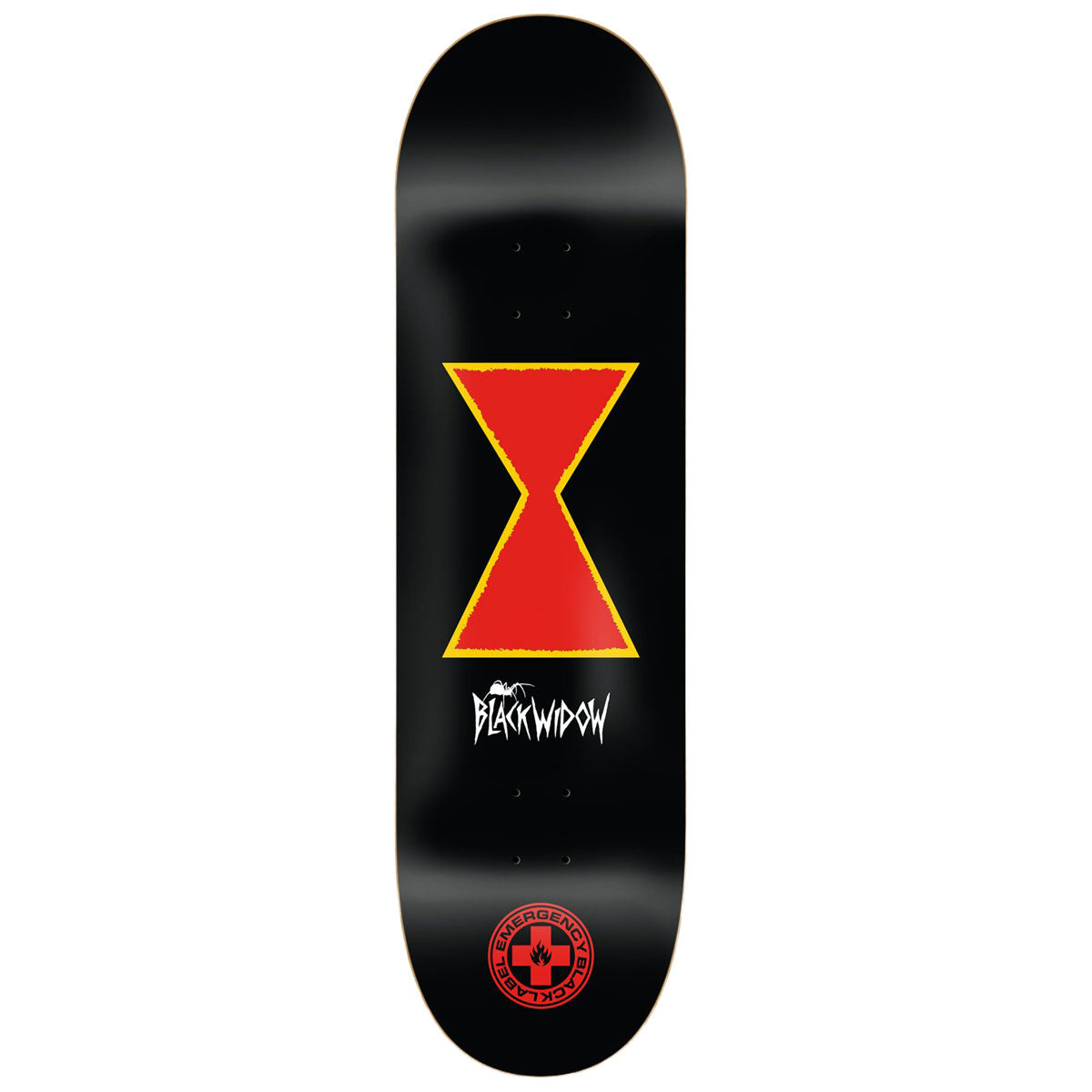 Black Label Black Widow Skateboard Deck - 8.75