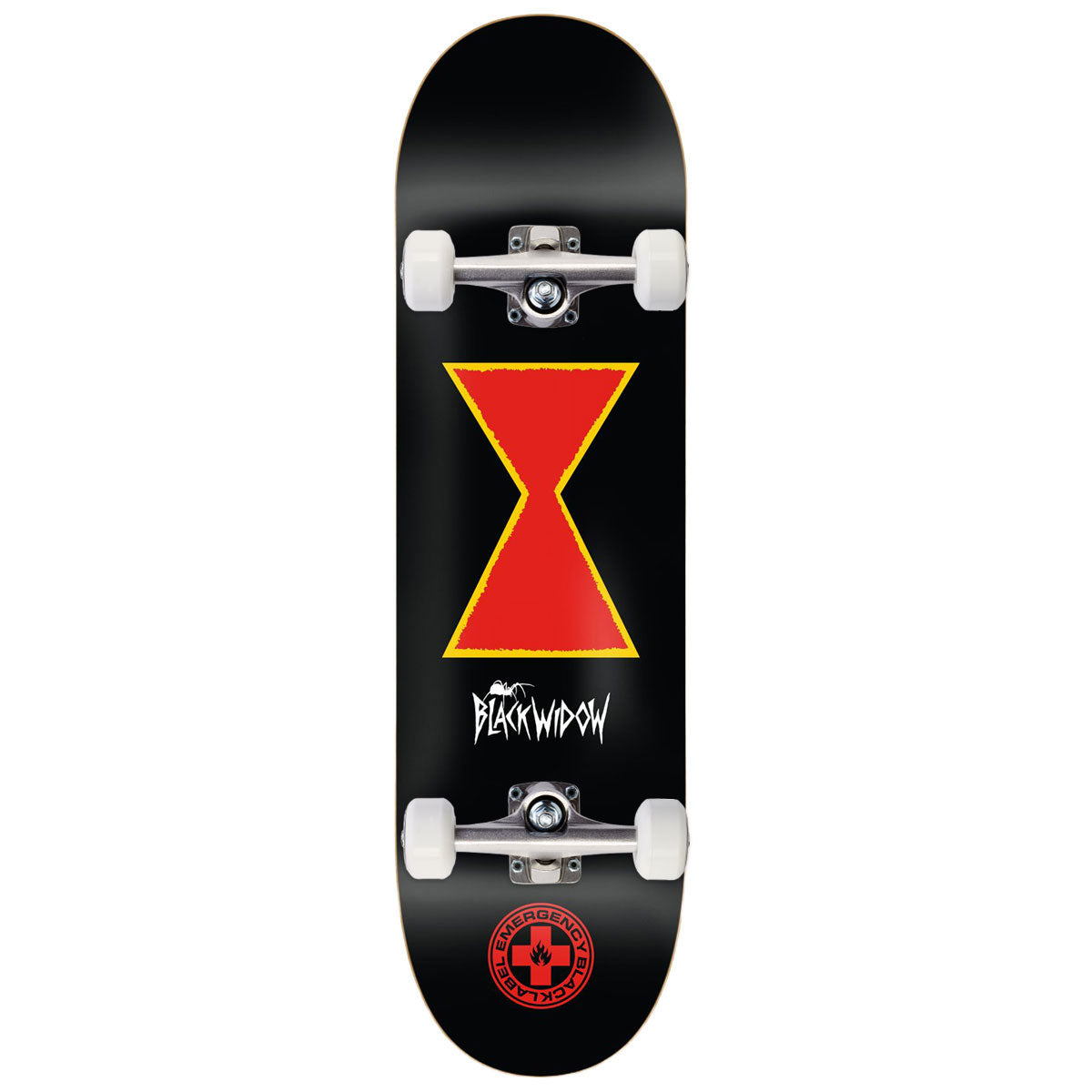Black Label Black Widow Skateboard Complete - 8.75