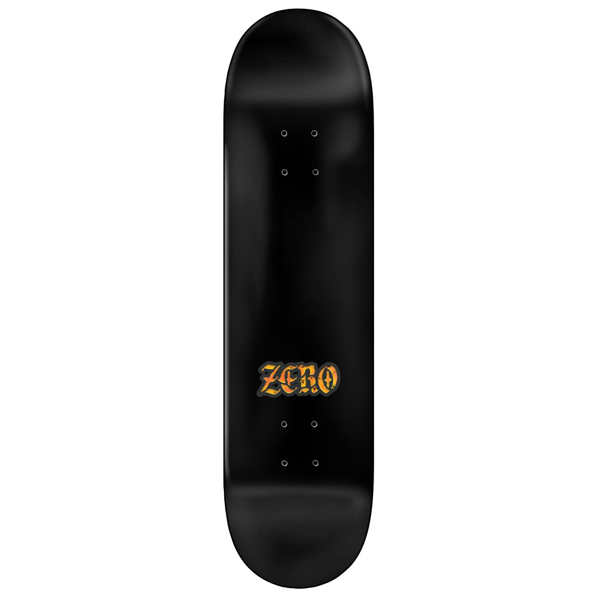 Zero Stained Glass Single Skull Skateboard Deck - Yellow - 8.25