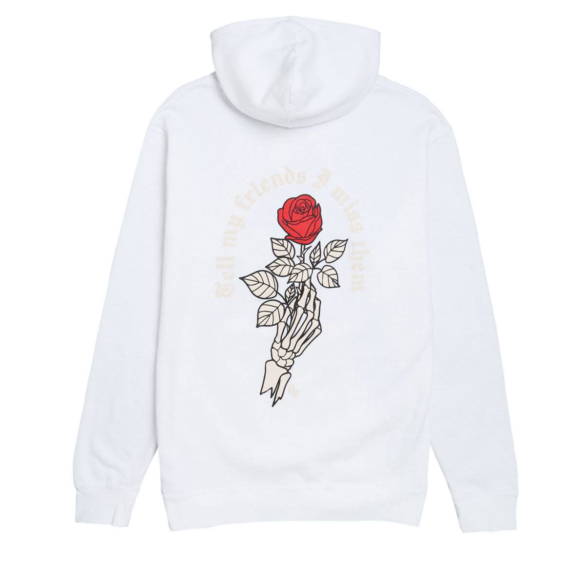 Designer Trash Tell Your Friends Hoodie - White image 1