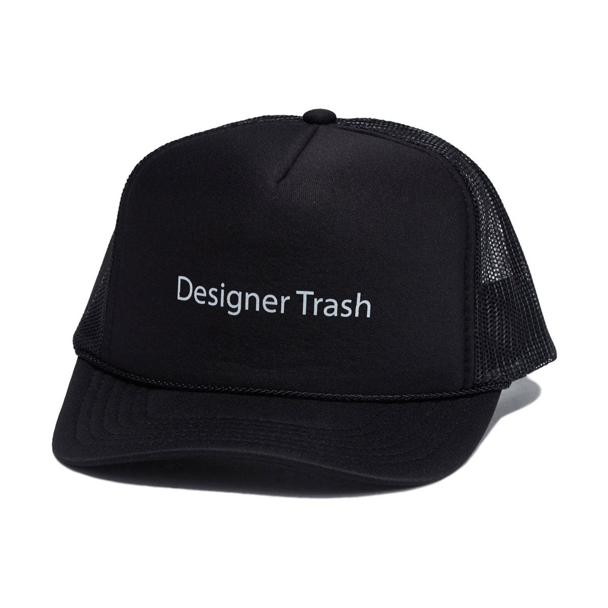 Designer Trash Trucker Hat - Black image 1