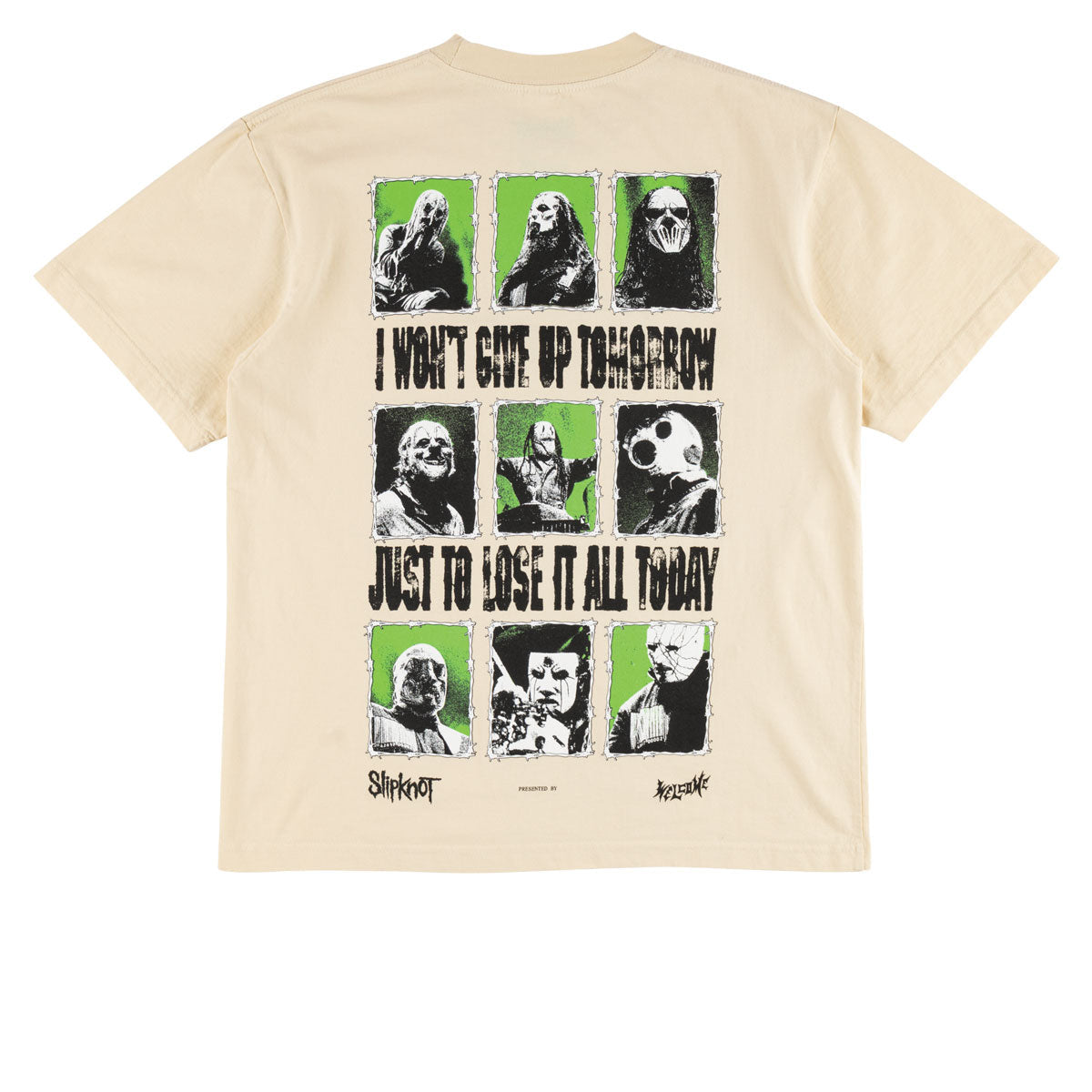Welcome x Slipknot Tomorrow T-Shirt - Bone image 2