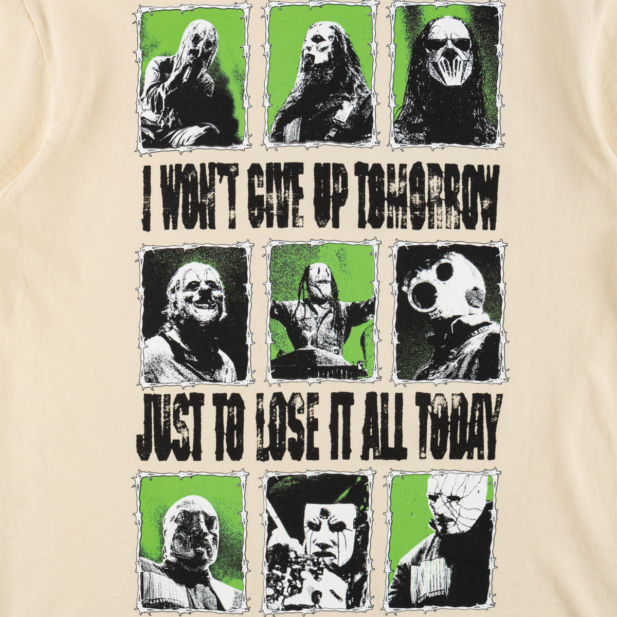 Welcome x Slipknot Tomorrow T-Shirt - Bone image 4