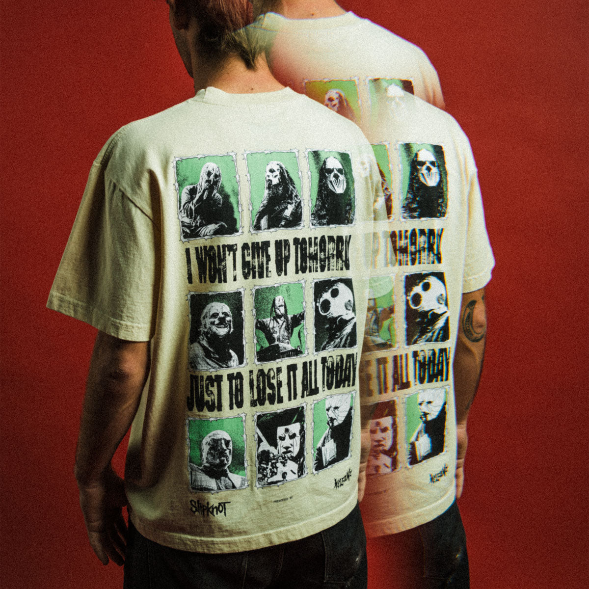 Welcome x Slipknot Tomorrow T-Shirt - Bone image 5