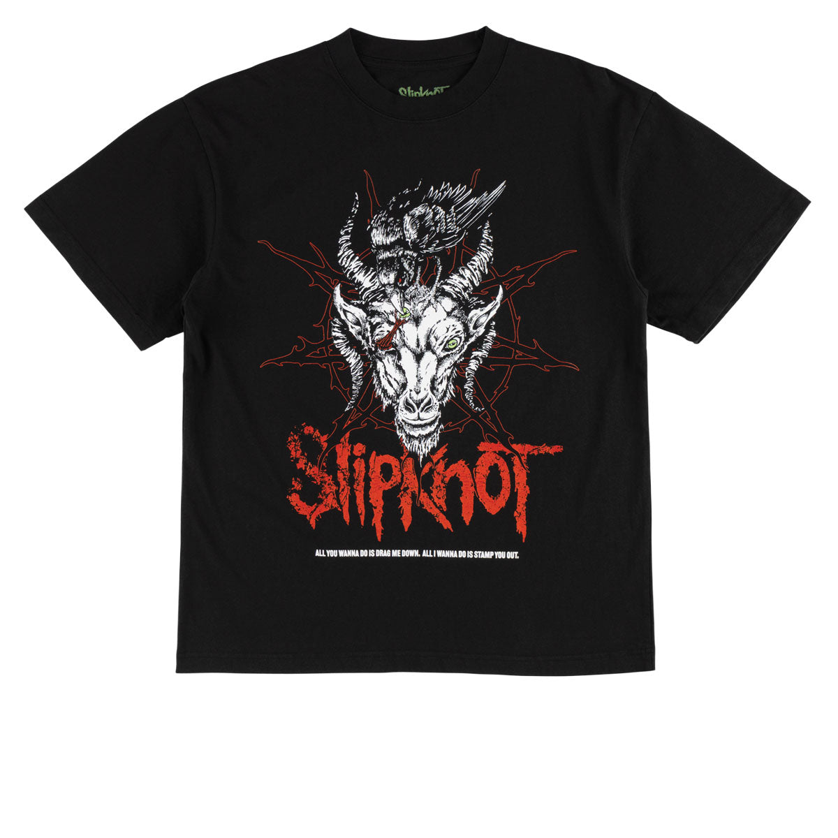 Welcome x Slipknot Spit It Out T-Shirt - Black image 1