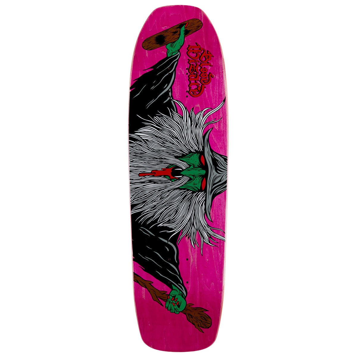 Blood Wizard Flying Wizard Shaped Skateboard Deck - 9.25