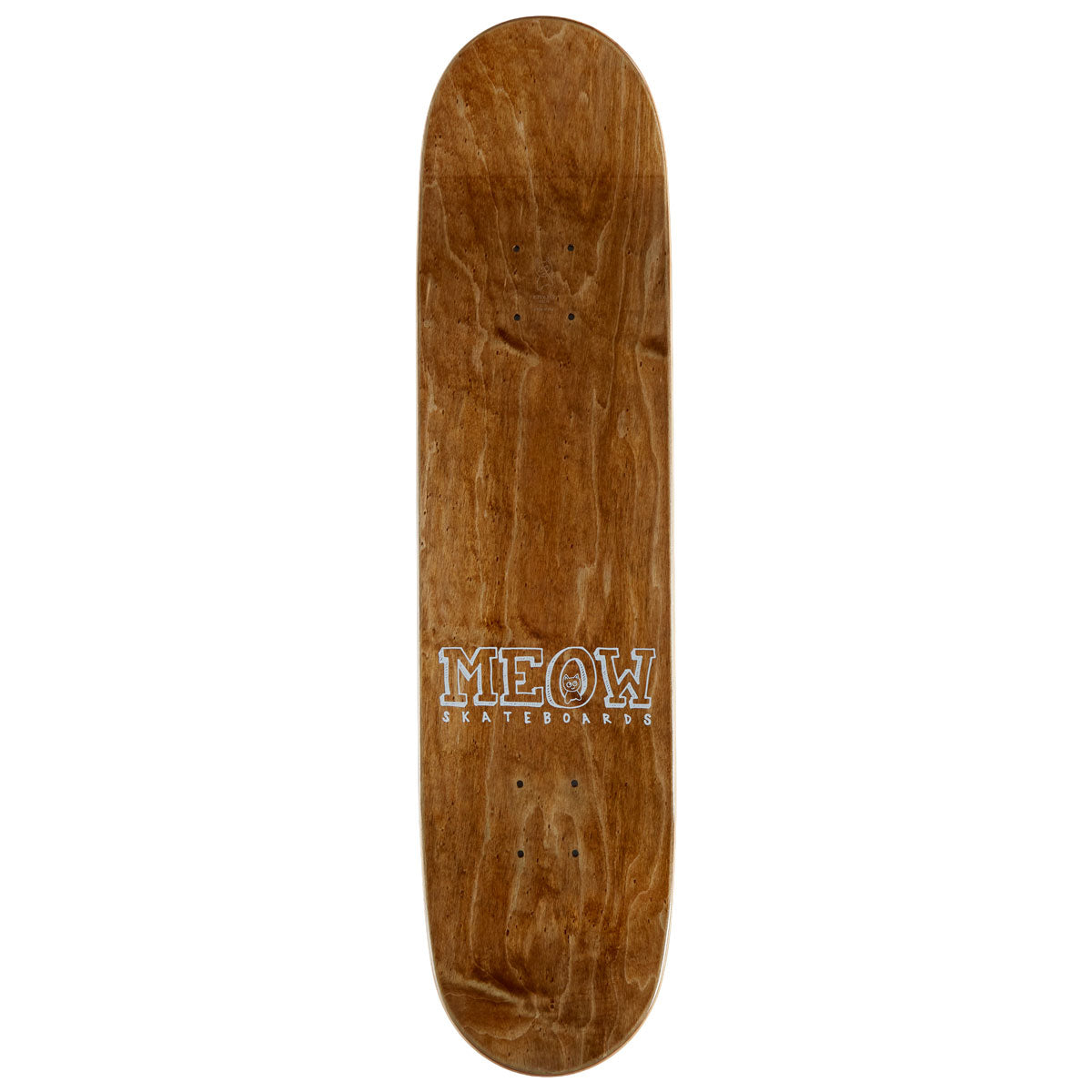 Meow Logo Skateboard Deck - Teal - 7.75