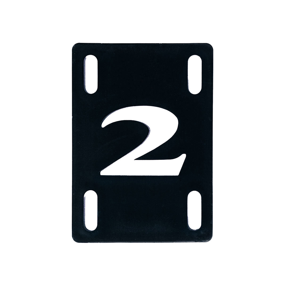 2 Riser Pads Risers - Black - 1/8