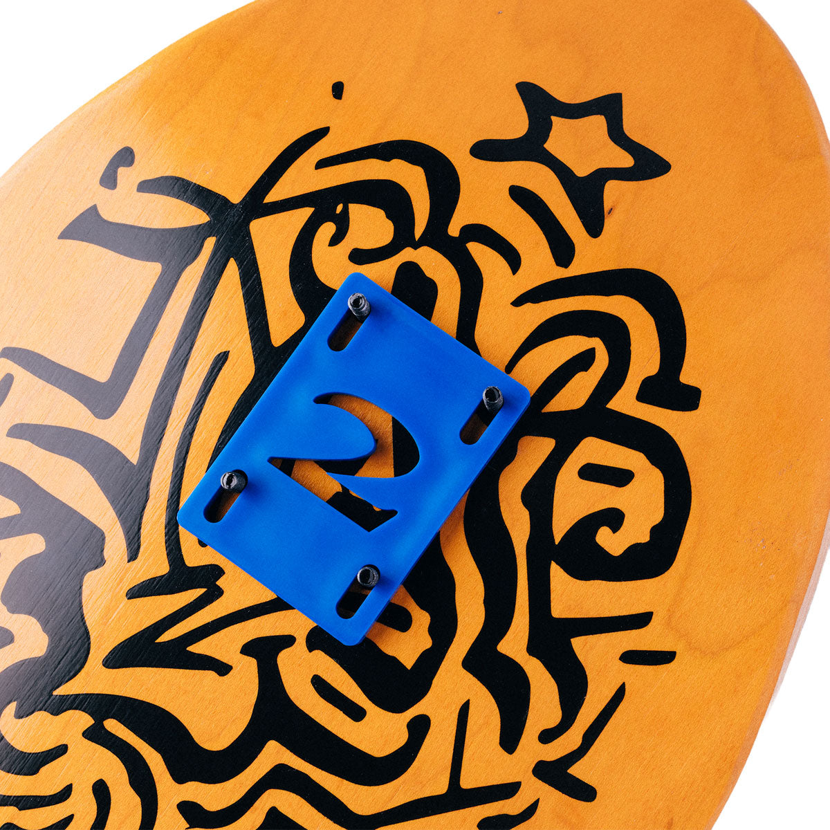 2 Riser Pads Risers - Blue - 1/4
