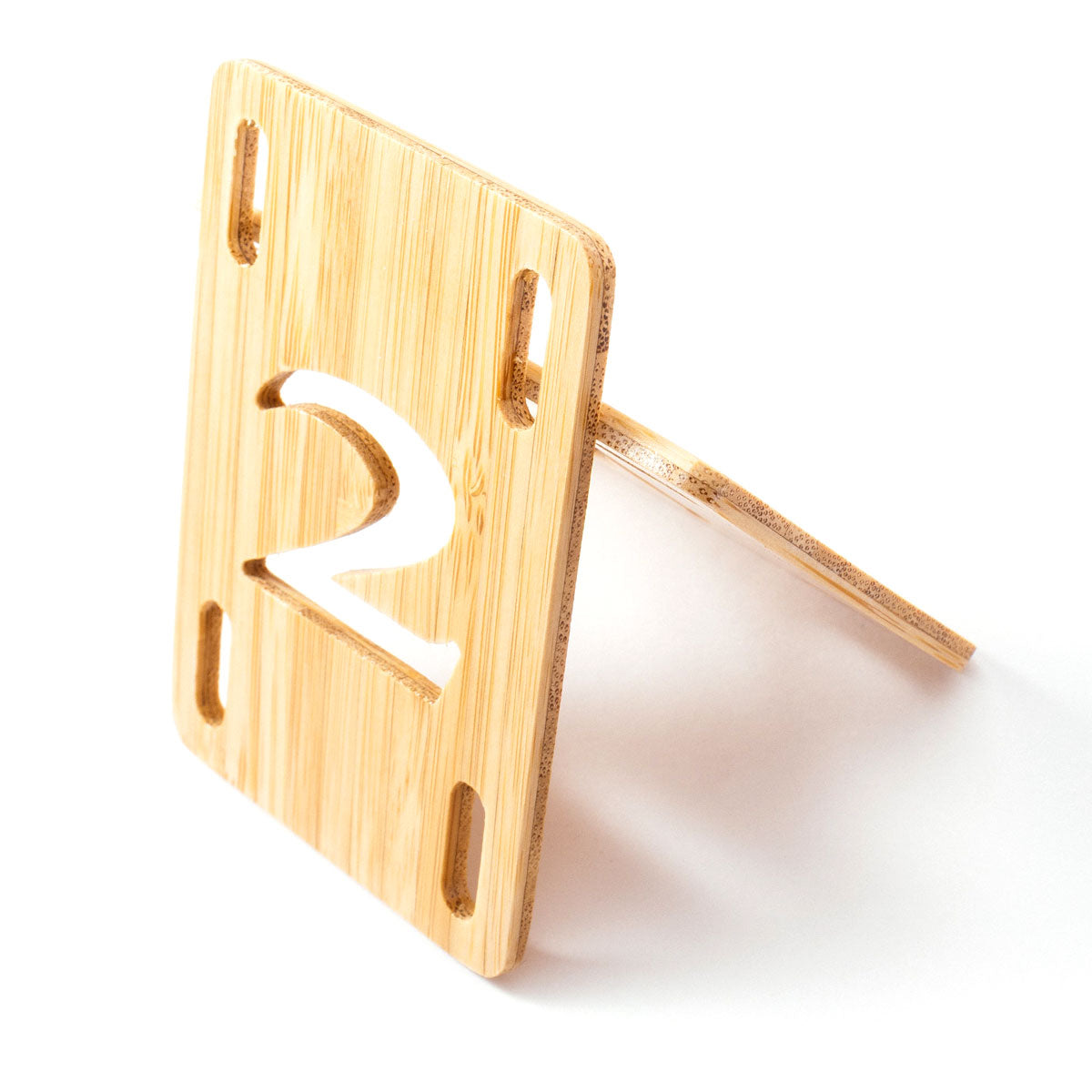 2 Riser Pads Risers - Bamboo - 1/8