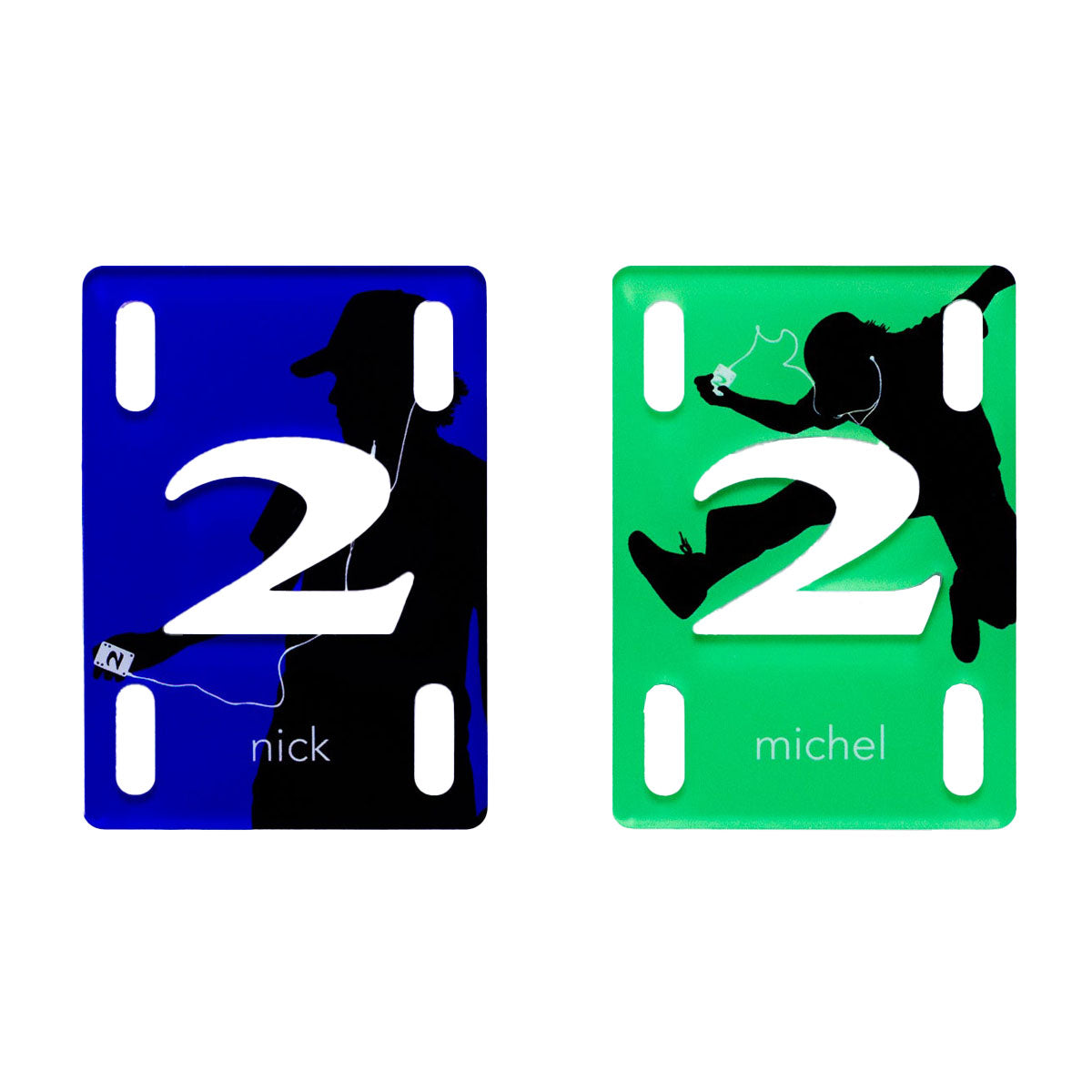 2 Riser Pads Pro Risers - Multi - 1/8