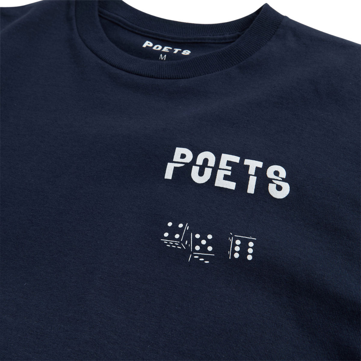Poets Cee-Lo Screened T-Shirt - Navy image 2