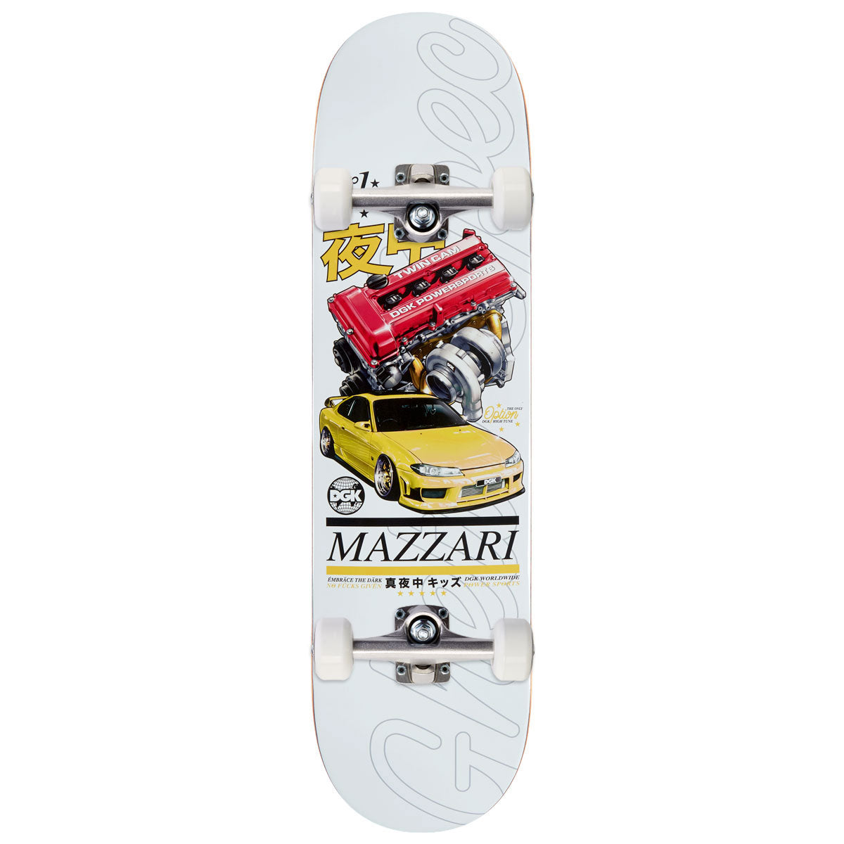 DGK Only Option Mazzari Skateboard Complete - Yellow - 8.38