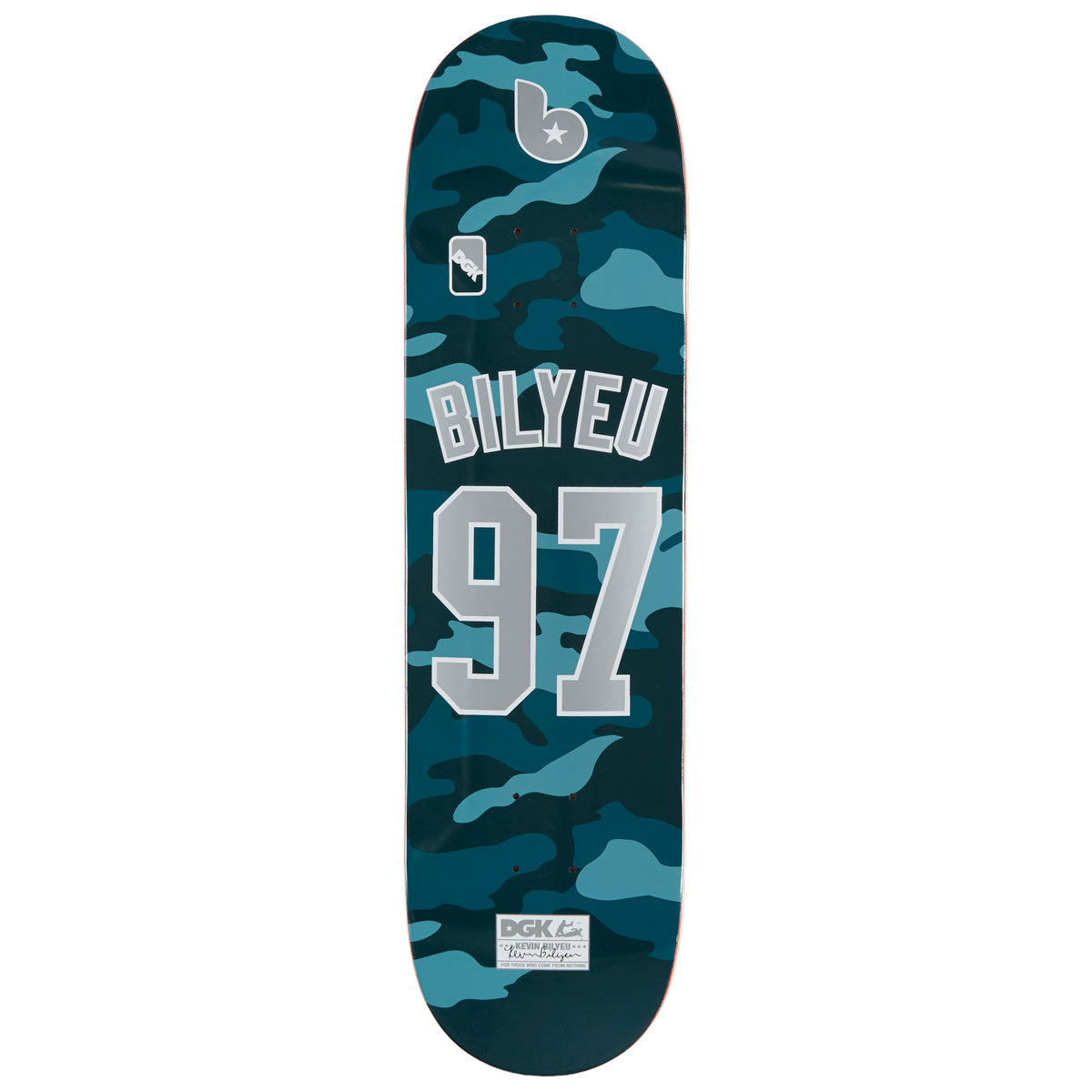 DGK Major League 3 Bilyeu Skateboard Deck - 8.25