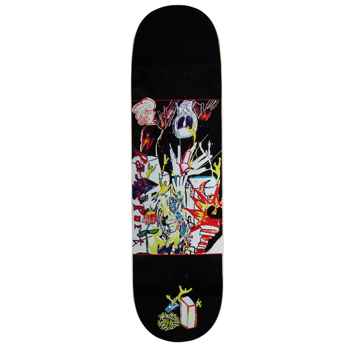 Passport Heaven & Hell Series Goes Around Skateboard Deck - 8.50
