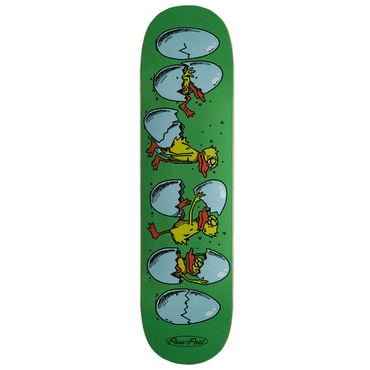 Passport Over It Series Born Tired Skateboard Deck - 8.00
