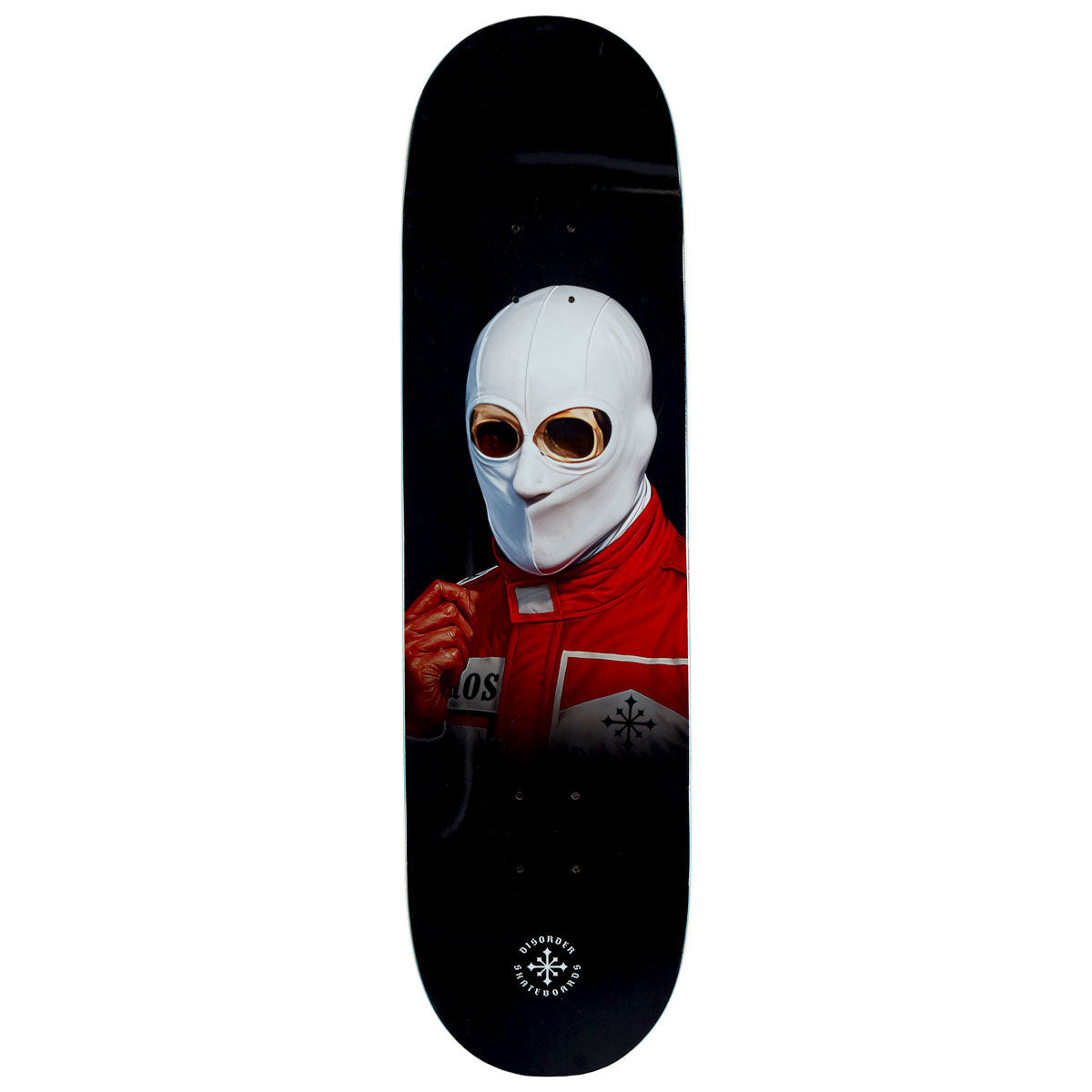 Disorder Racer Skateboard Deck - Black - 8.25