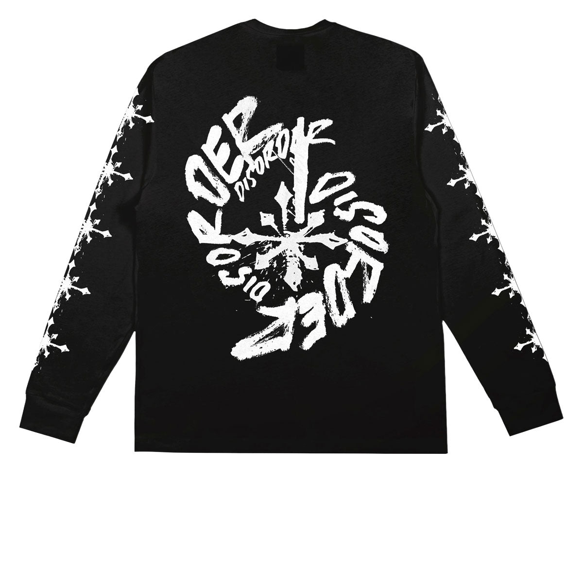 Disorder Love Letters Long Sleeve T-Shirt - Black image 2