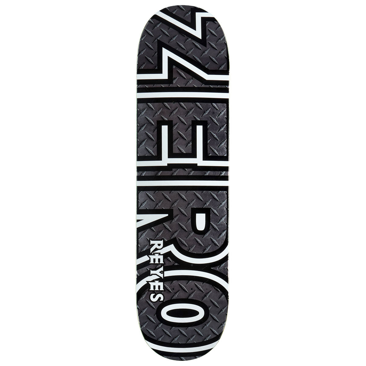 Zero Reyes Signature Bold Diamond Plate Skateboard Deck - 8.25