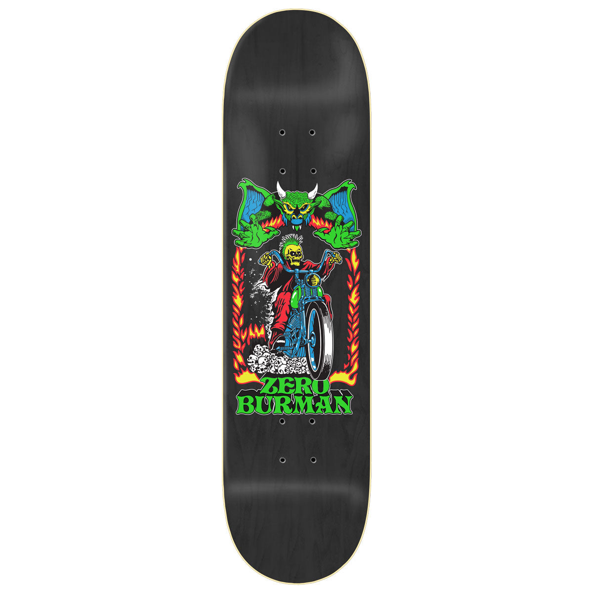 Zero Hell Ride Burman Skateboard Deck - 8.25